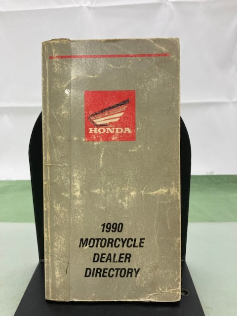 Honda F0502 1990 Motorcycle Dealer Directory '89 Genuine