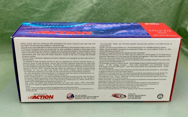 Action 1:24 Bobby Labonte Jurassic Park III / Interstate Batteries New