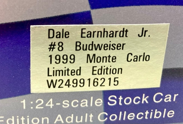 Action 1:24 Dale Earnhardt Jr. #8 Budweiser 1999 Monte Carlo New