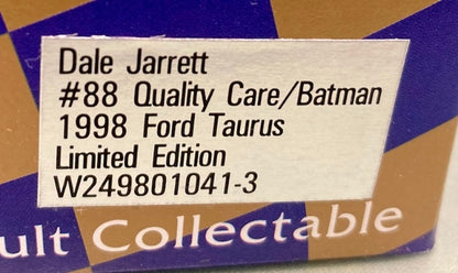 Action 1:24 Dale Jarrett #88 Quality Care/Batman 1998 Ford Taurus New