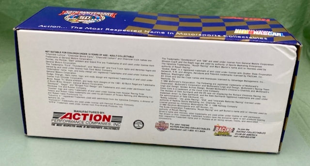 Action 1:24 Dale Earnhardt #3 Coke 1998 Monte Carlo New