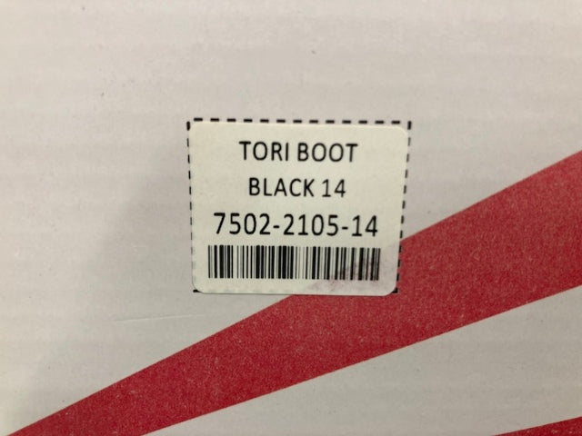 Noru 7502-2105-14 Tori Boot Black Size 14 New Genuine