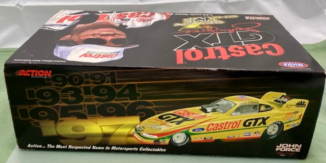Action 1:24 John Force Castrol GTX 7 Time Champ Funny Car New