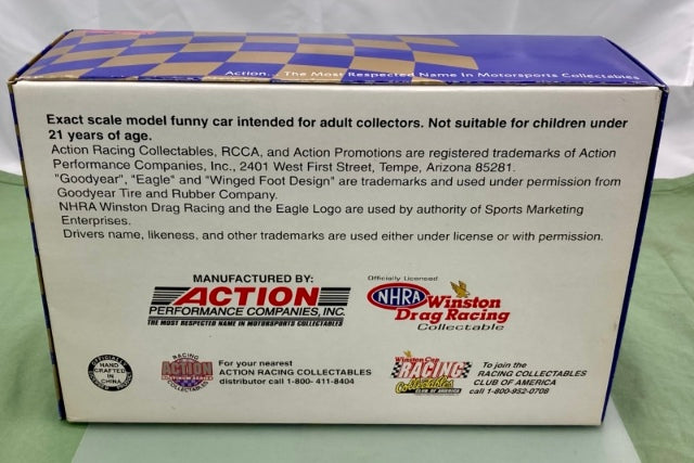 Action 1:24 John Force Castrol GTX 7 Time Champ Funny Car New