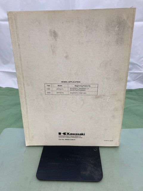 Kawasaki 99924-1248-01 ZR-7 Service Manual '00 Genuine