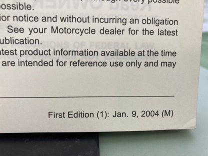 Kawasaki 99924-1322-01 Ninja ZX-10R Service Manual '04 Genuine