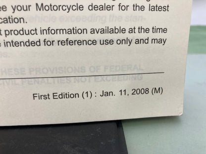 Kawasaki 99924-1388-01 Ninja ZX-10R Service Manual '08 Genuine