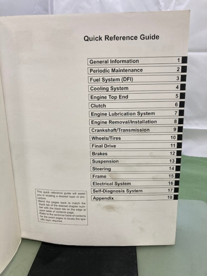 Kawasaki 99924-1462-31 Ninja ZX-6R ABS Service Manual '12 Genuine