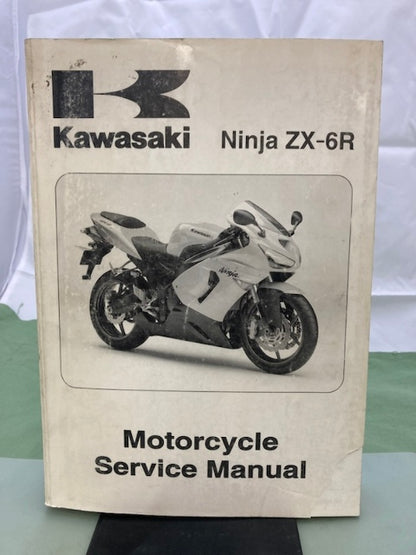 Kawasaki 99924-1345-01 Ninja ZX-6R Service Manual '04 Genuine