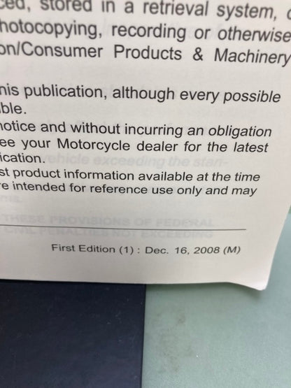 Kawasaki 99924-1419-01 Ninja 650R ER-6f ABS Service Manual '08 Genuine