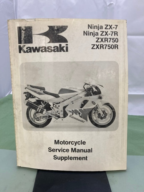 Kawasaki 99924-1160-52 Ninja ZX-7 ZX-7R ZXR750 ZXR750R Ser Manual Sup '95 Gen