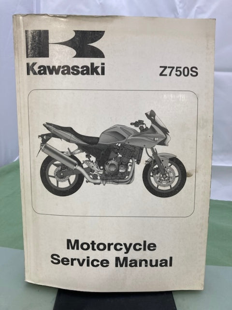 Kawasaki 99924-1344-01 Z750S Service Manual '04 Genuine