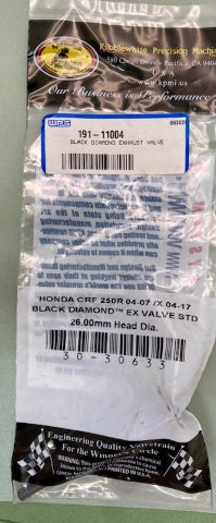 Kibblewhite Precision 30-30633 Black Diamond EX Valve STD 26.00 mm New Genuine