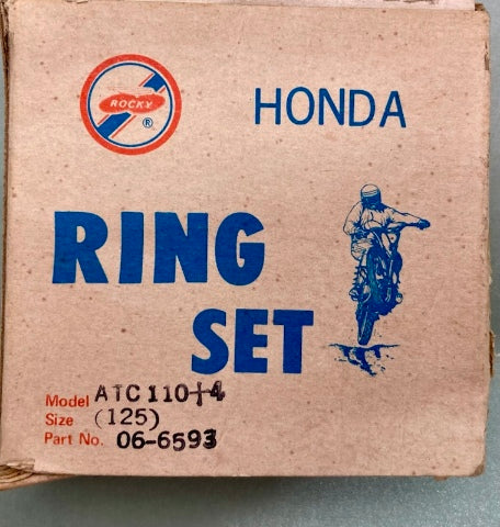 Rocky 06-6593 Ring Set Honda ATC 110-4, 125 New Genuine