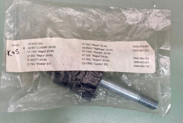 K&S 26-4503 Turn Signal Stem, Honda New Genuine