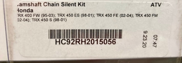 Hotcams HC92RH2010052 Camshaft Chain Silent Kit Honda New Genuine