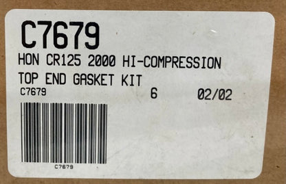 Cometic C7679 Top End Gasket Kit, Hon CR125 2000 Hi-Compression  New Genuine