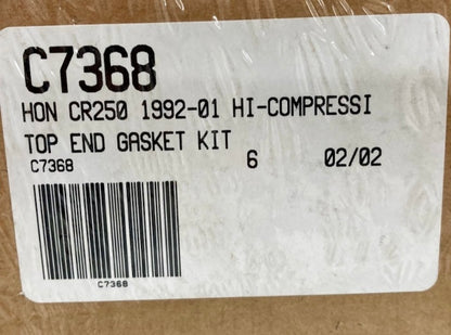 Cometic C7368 Top End Gasket Kit, Hon CR250 92'-01' Hi-Compression New Genuine