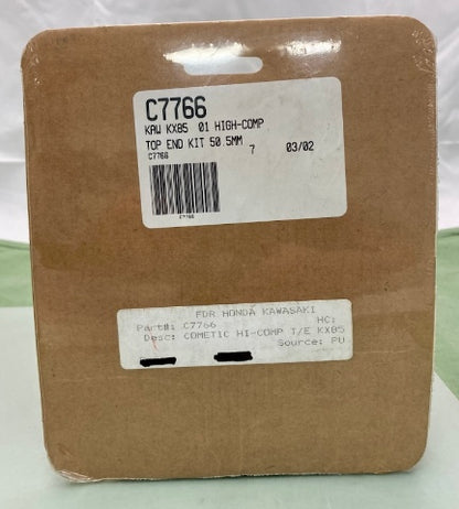 Cometic C7396 Base Hi-Comp Top End Gasket, Kaw KX80 49mm 80cc New Genuine