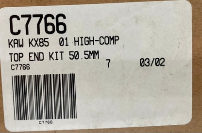 Cometic C7396 Base Hi-Comp Top End Gasket, Kaw KX80 49mm 80cc New Genuine