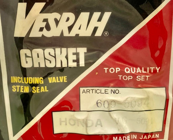 Vesrah Gasket 609-5094V Gasket Kit, Honda-  ATC125m, TRX125 New Genuine