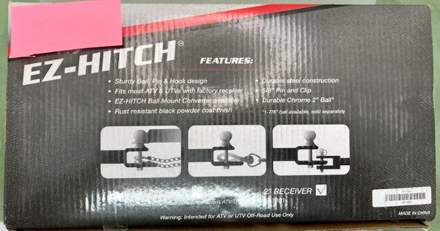 A11 Ba11s Racing 21-1001 2" Receiver Hitch New Genuine