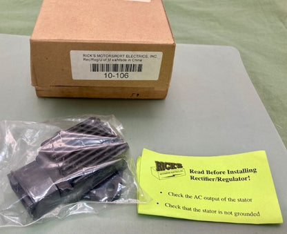Ricks Motorsport Electric 10-106 Rectifier/Regulator New Genuine