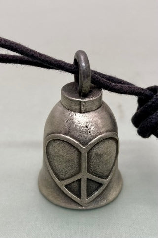 Motorcycle Guardian Bell / Heart Shaped Peace Sign New Genuine