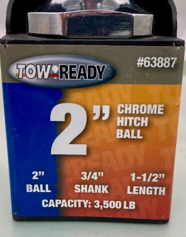 Tow Ready 63887 Trailer Hitch 2” Ball  New Genuine