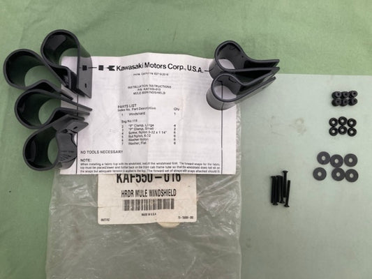 Kawasaki KAF550-016 Mule Windshield Hardware New Genuine
