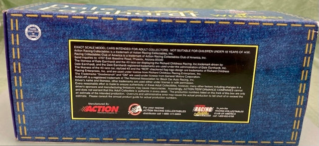 Action 1:24 Dale Earnhardt #3 GM Goodwrench Service Plus Wrangler Jeans New