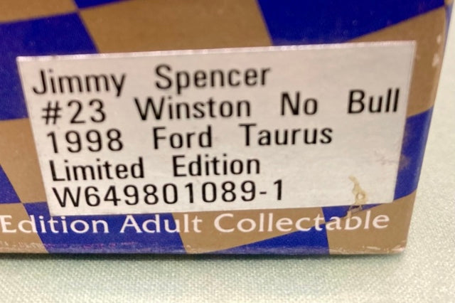 Action 1:64 Jimmy Spencer #23 Winston No Bull 1998 Ford Taurus New