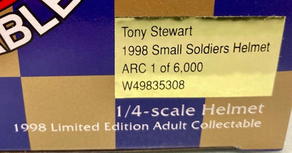 Action 1/4-Scale Tony Stewart #20 1998 Small Soldiers Helmet New