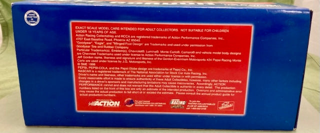 Action 1:24 Jeff Gordon #24 Pepsi 1999 Monte Carlo New