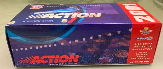 Action 1:24 Dave Schultz Sunoco 2000 Pro Stock Bike New