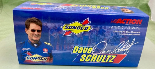 Action 1:24 Dave Schultz Sunoco 2000 Pro Stock Bike New