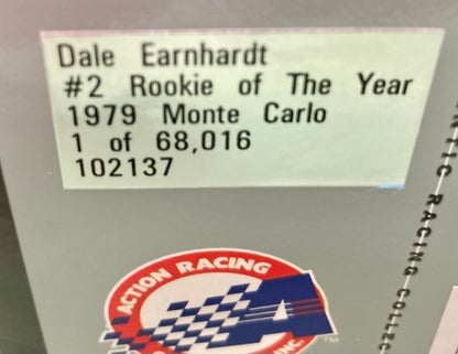 Action 1:24 Dale Earnhardt #2 Rookie  of The Year 1979 Monte Carlo New