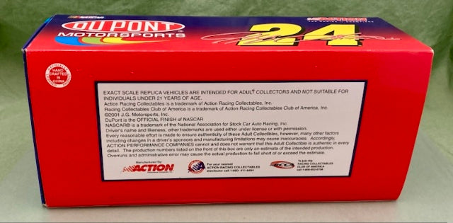 Action 1:24 Jeff Gordon #24 DuPont 2001 Monte Carlo New