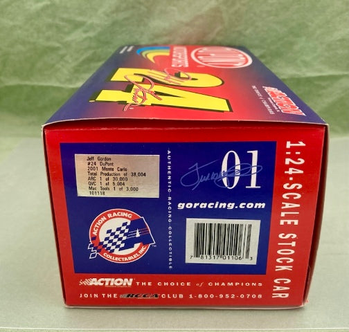 Action 1:24 Jeff Gordon #24 DuPont 2001 Monte Carlo New