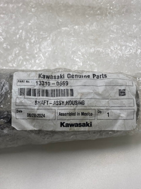 Kawasaki 13310-0569 Shaft, Housing New genuine