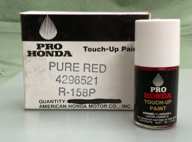 Honda 4296521 Pure Red Touch-Up Paint R-158P New Genuine