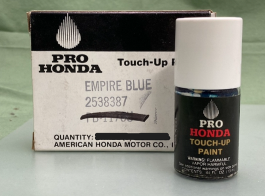 Honda 2538387 Empire Blue Touch-Up Paint PB-117CU New Genuine