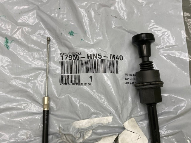 Honda 17950-HN5-M40 Cable, Choke New Genuine