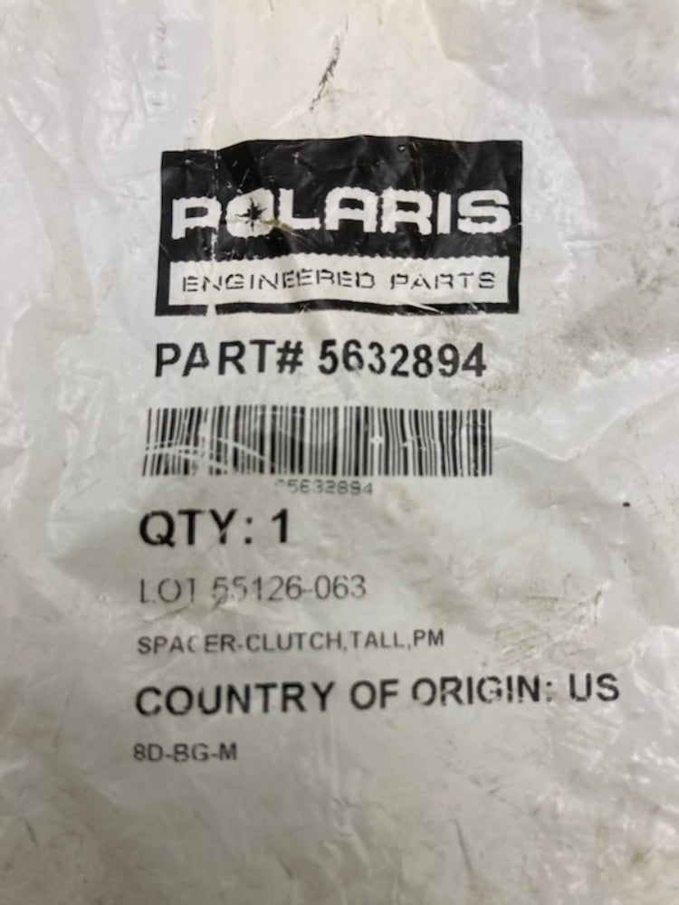 Polaris 5632894 Clutch Spacer Tall PM New Genuine