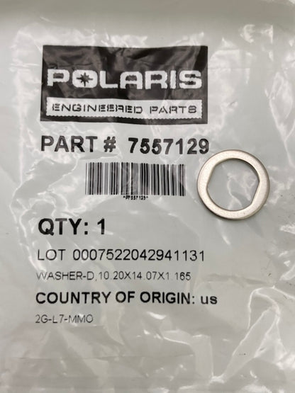 Polaris 7557129 Washer-D 10.20x14.07x1.165 New Genuine