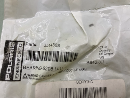 Polaris 3514308 Bearing for Snowmobile New Genuine