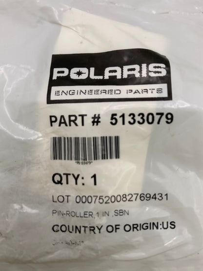 Polaris 5133079 Roller Pin 1in SBN New Genuine