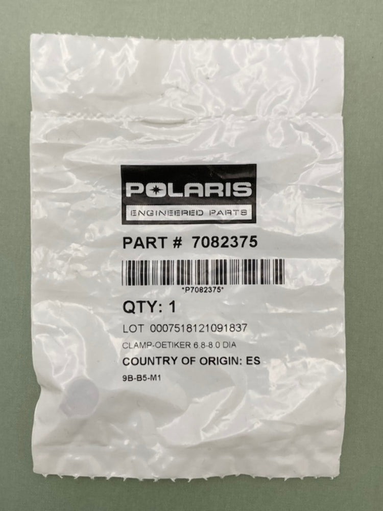 Polaris 7082375 Oetiker Clamp 6.8-8.0 Diameter New Genuine