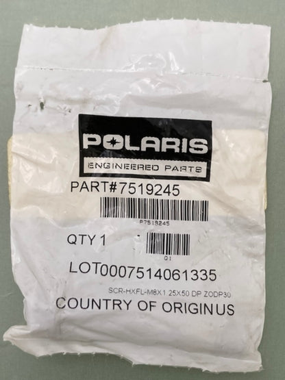 Polaris 7519245 Hex Flange Screw 8x1.25x50mm New Genuine