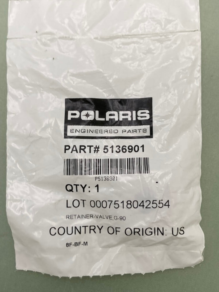 Polaris 5136901 Valve Spring Retainer G-90 New Genuine